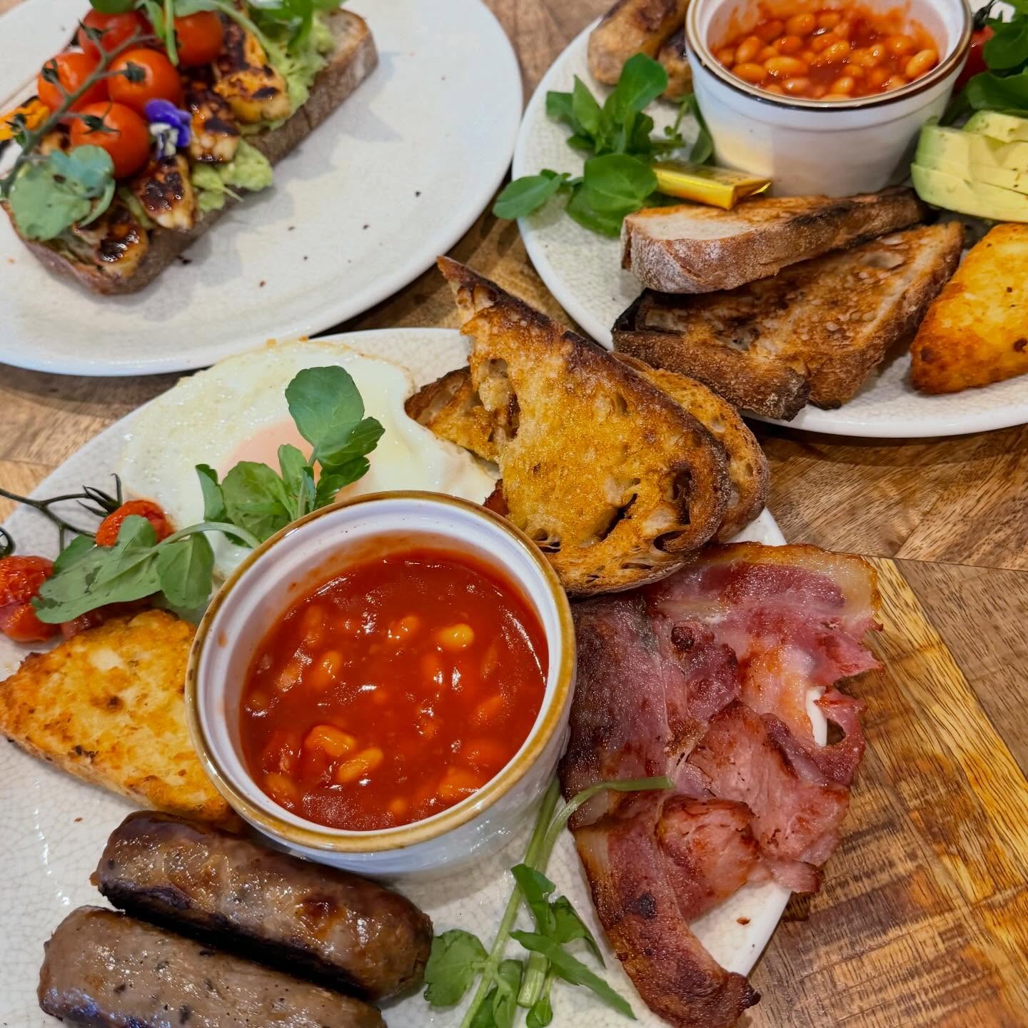 Brunch dishes at Chestnuts